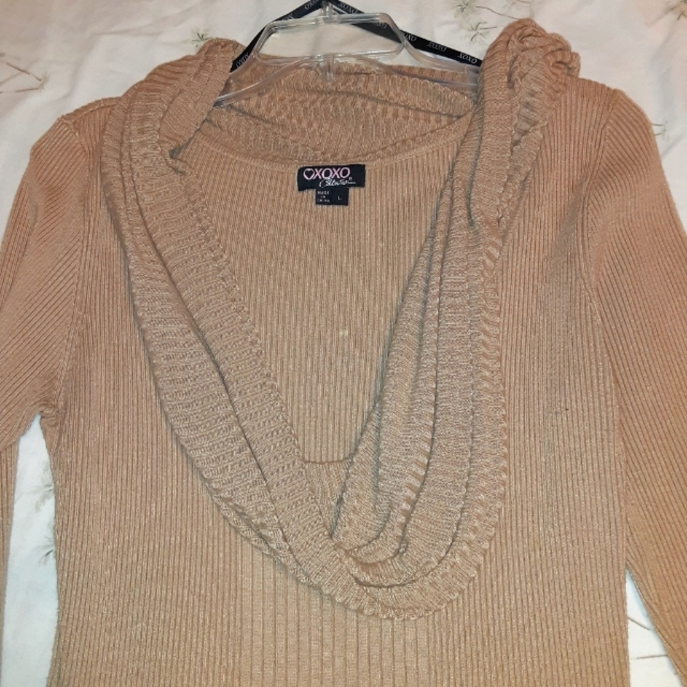 Cowl neck sweater
